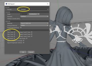 Use these settings when exporting back out from Cinema 4D [click the icon to enlarge the image]