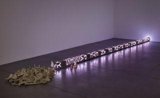 Installation view, ‘Jenny Holzer’, Hauser & Wirth Zürich, 2017. © the artist, 2017; member Artists Rights Society (ARS), NY. Courtesy of the artist and Hauser & Wirth