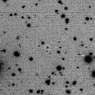 This image of asteroid 2015 BZ509, captured by the Large Binocular Telescope Observatory (LBTO), helped astronomers establish the object's retrograde, co-orbital nature.