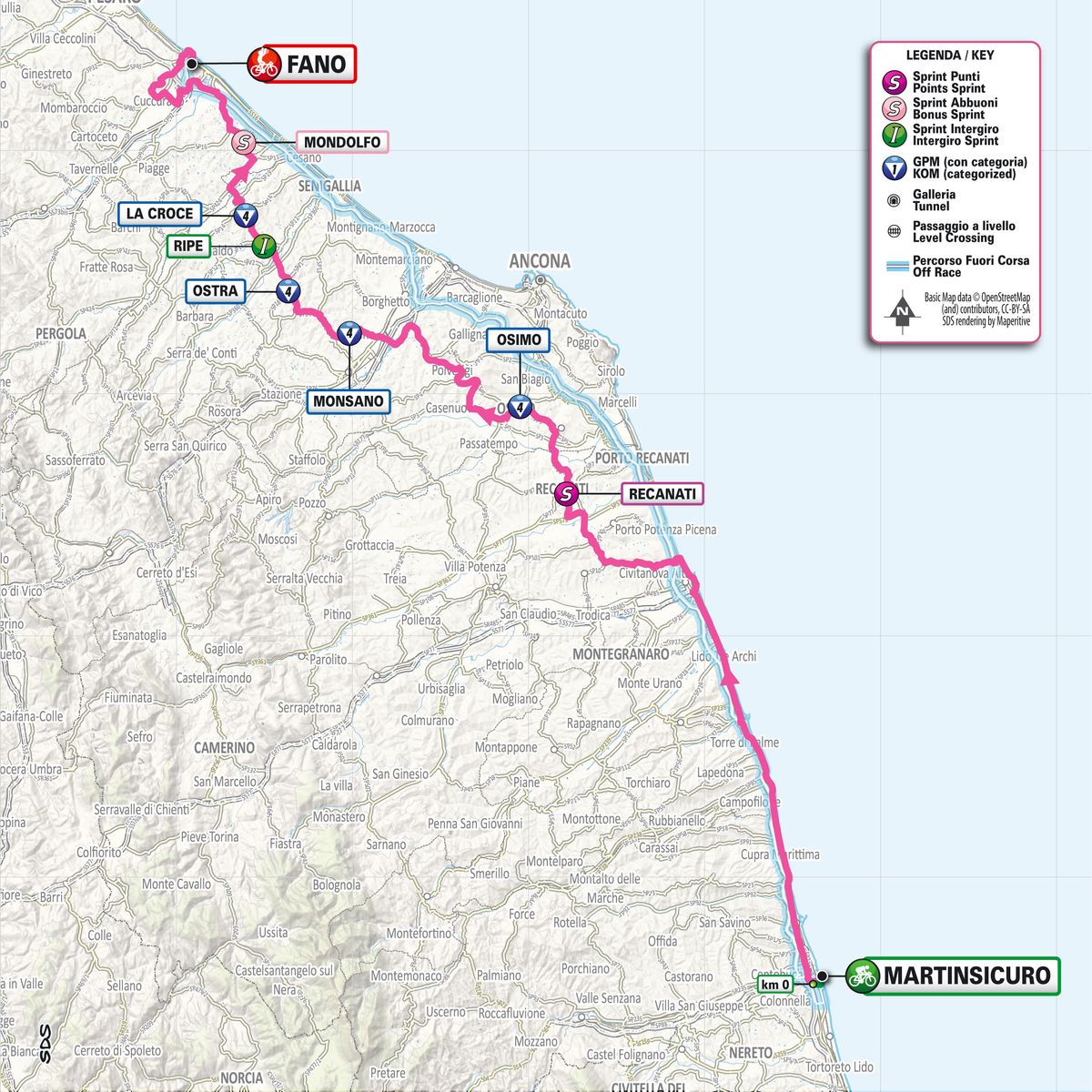 2024 Giro d'Italia maps and profiles