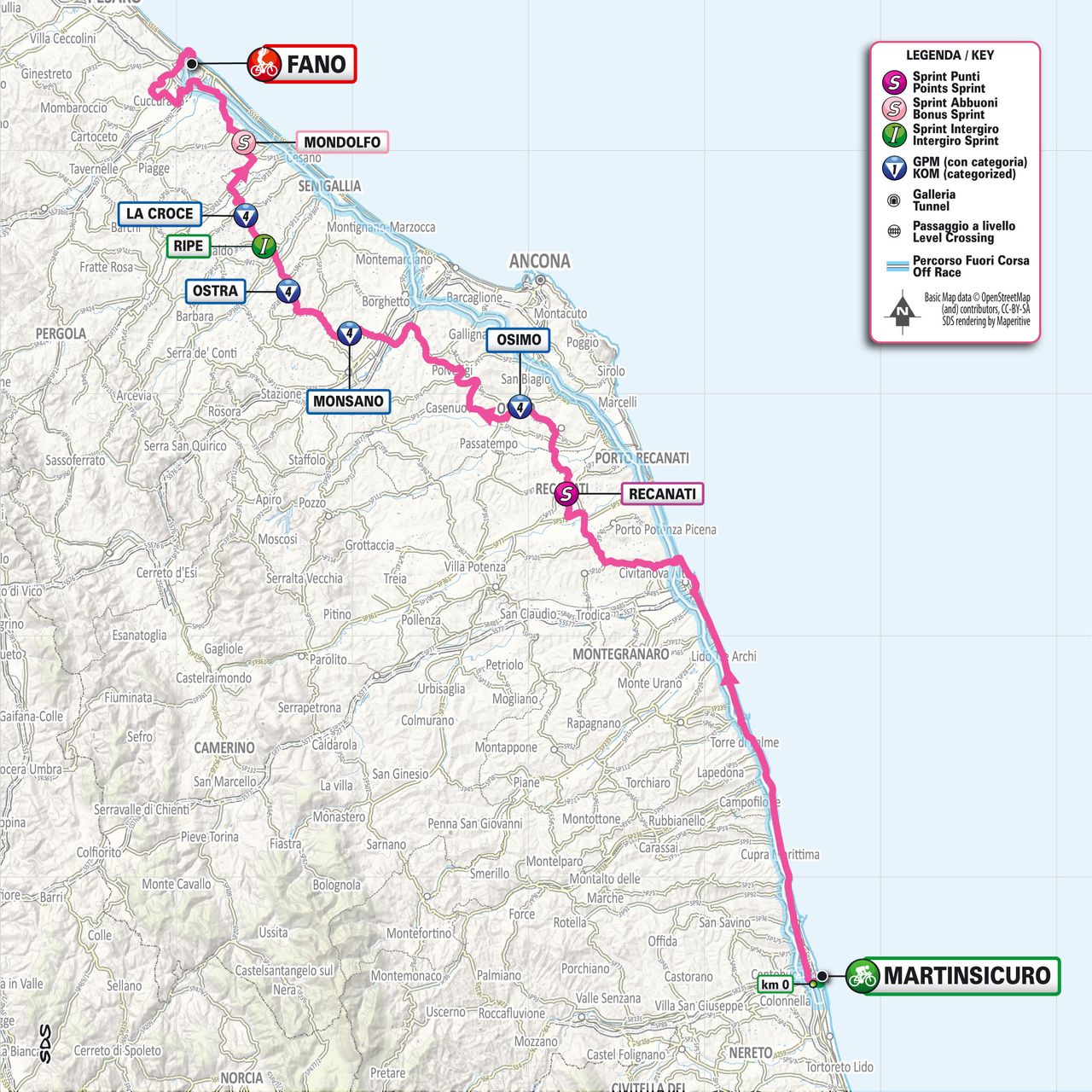 2024 Giro d'Italia maps and profiles