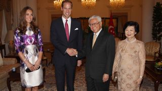 Kate Middleton and Prince William in Singapore, 2012