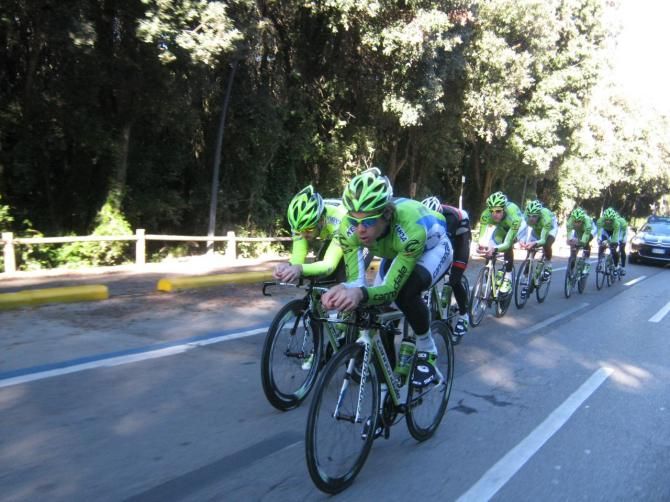 The aim of the ride was to work efficiently together