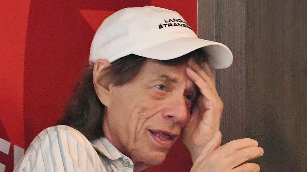 Mick Jagger enjoying England vs Norway at the 2026 World Cup