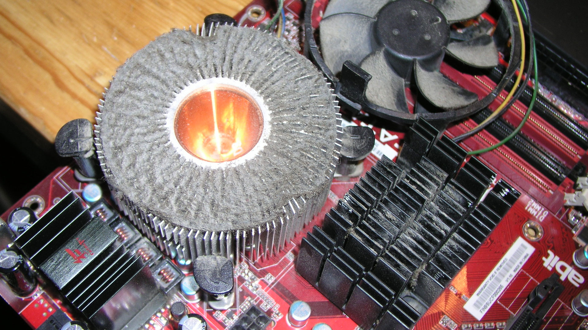 Dust overload