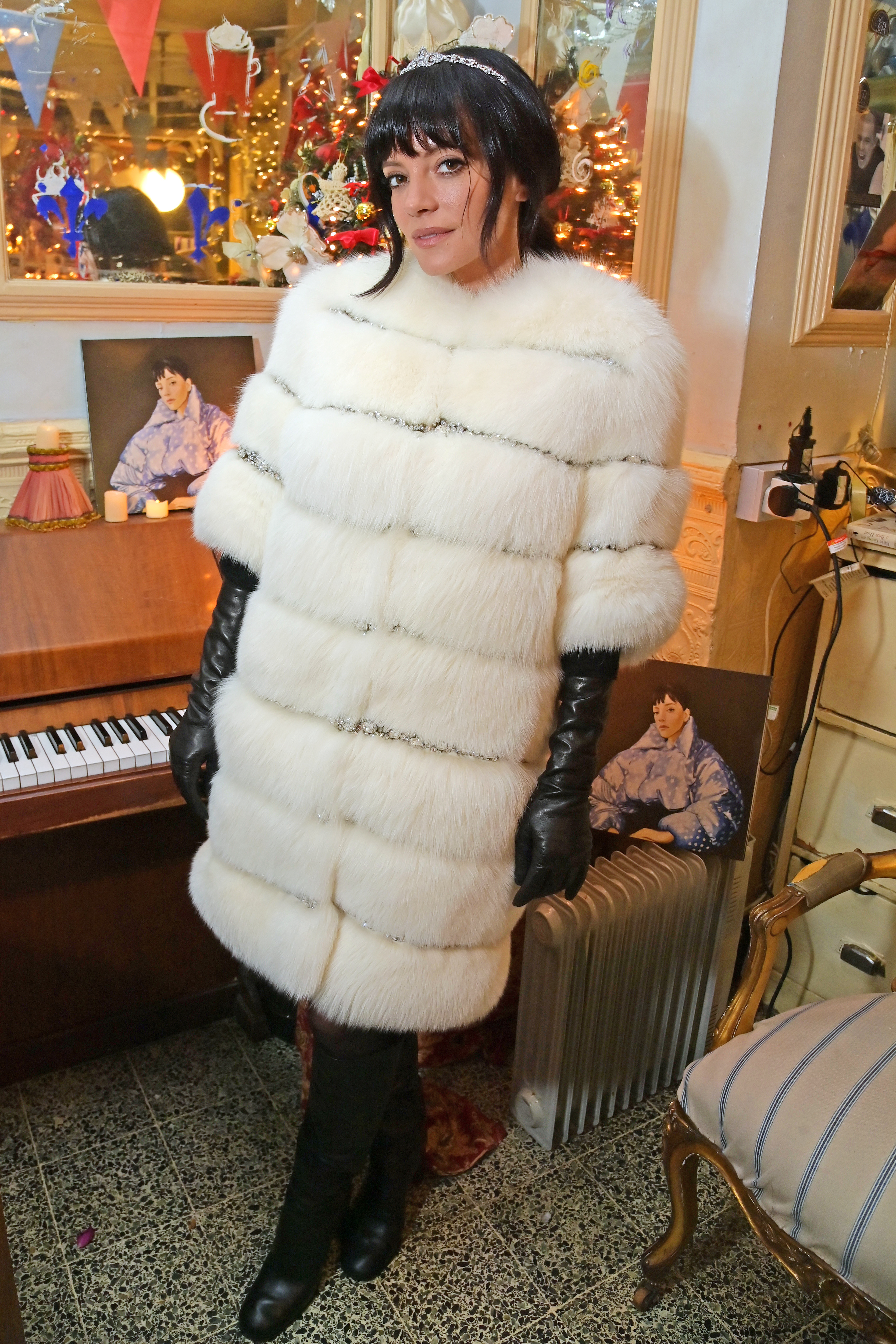 Lily Allen attends a special signing of her new album West End Girl at Choux's Madeline? on January 30, 2026 in London, England