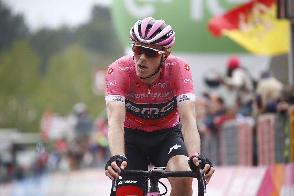 Rohan Dennis (BMC) loses the maglia rosa after climbing Mount Etna stage 6 at the Giro d'Italia