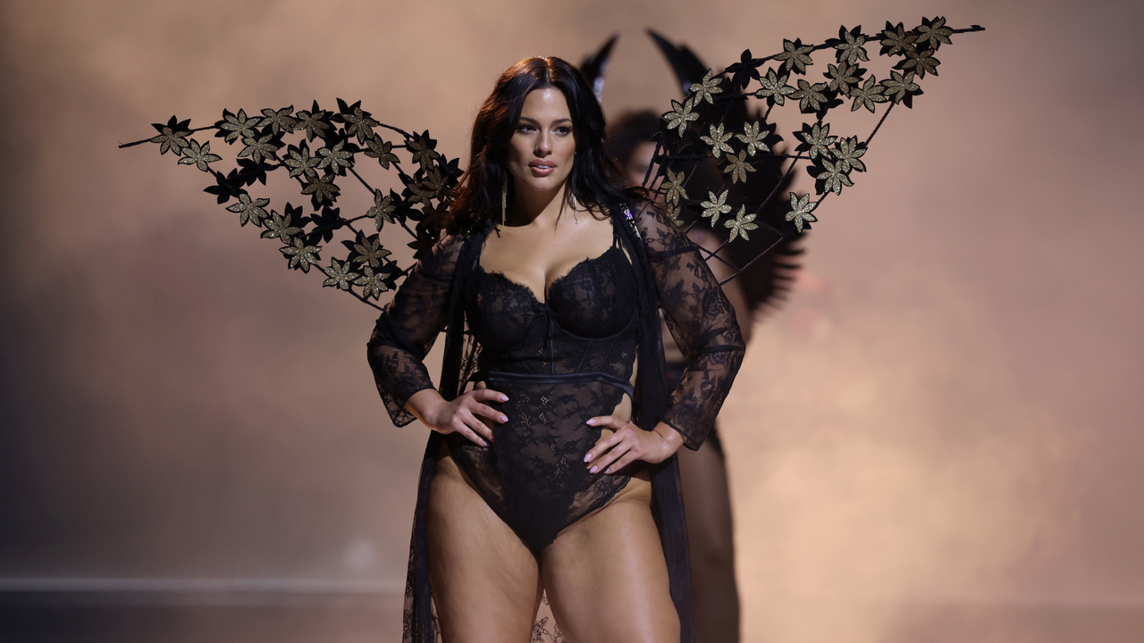 Ashley Graham walks the runway for the Victoria&#039;s Secret Fashion Show 2024 on October 15, 2024 in New York City.