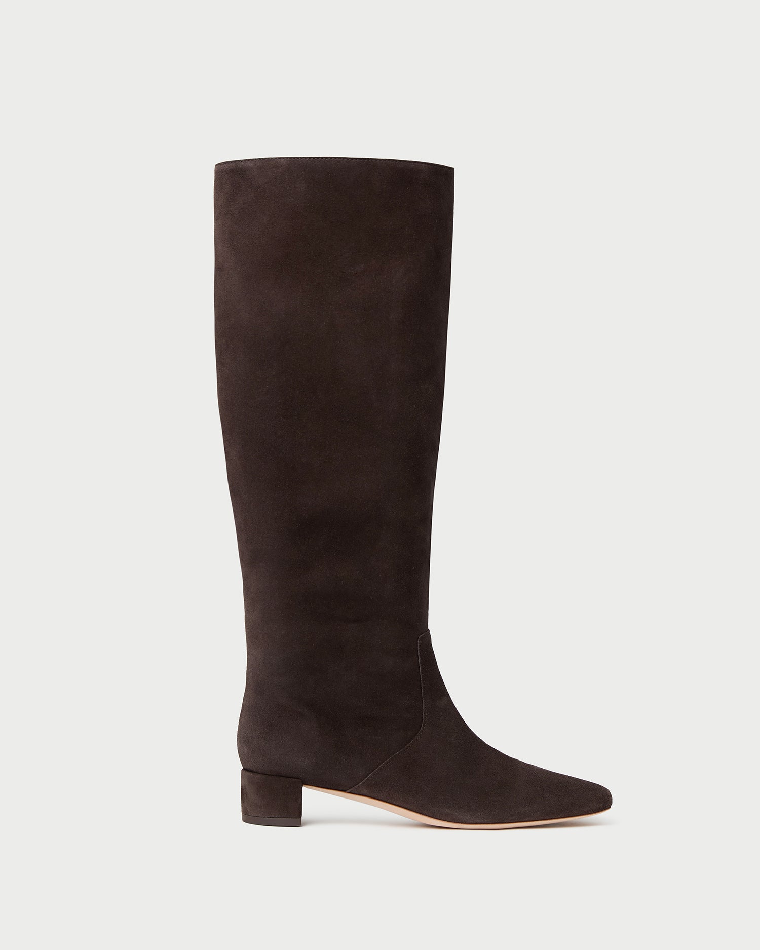 Indy Brown Suede Tall Boot - Brown / 5