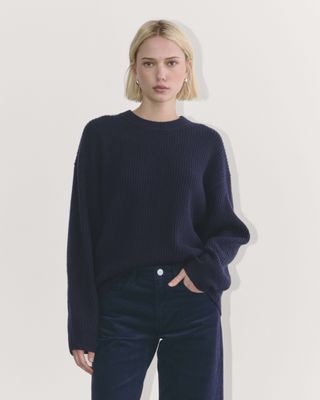 The Cocoon Crew in Wool Cashmere