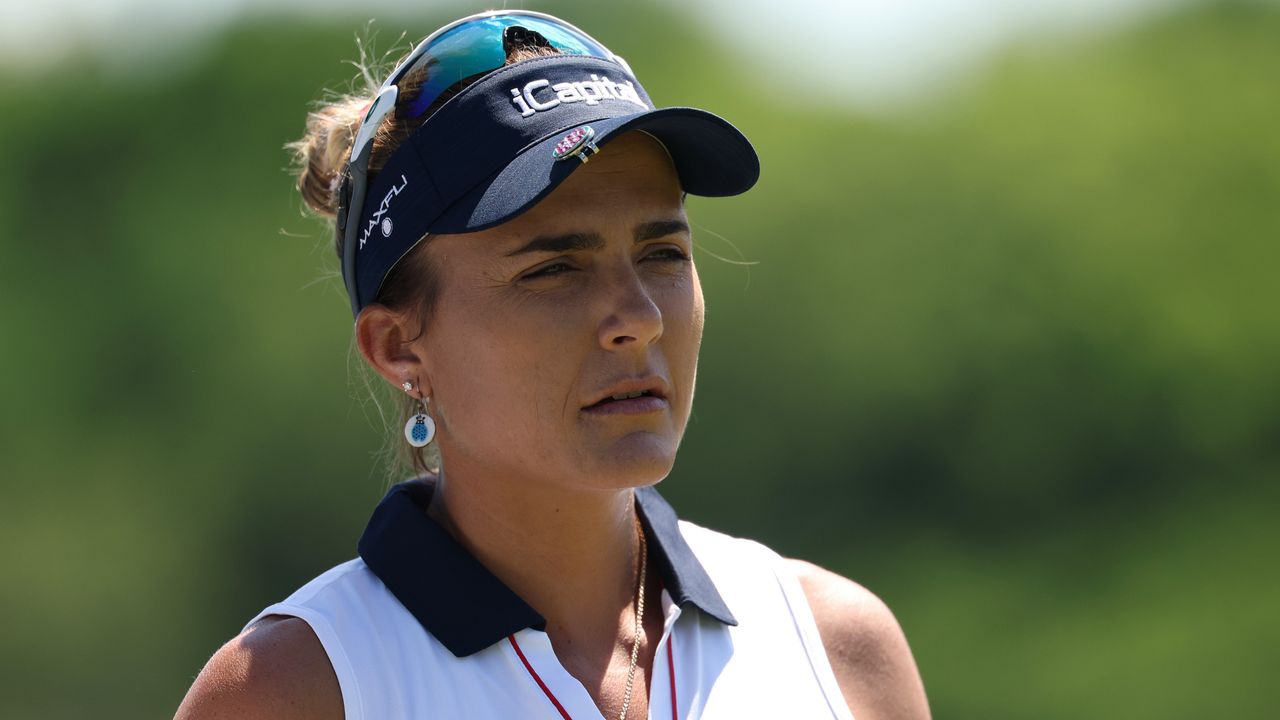 Lexi Thompson during the opening round of the US Women&#039;s Open