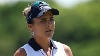 Lexi Thompson during the opening round of the US Women's Open