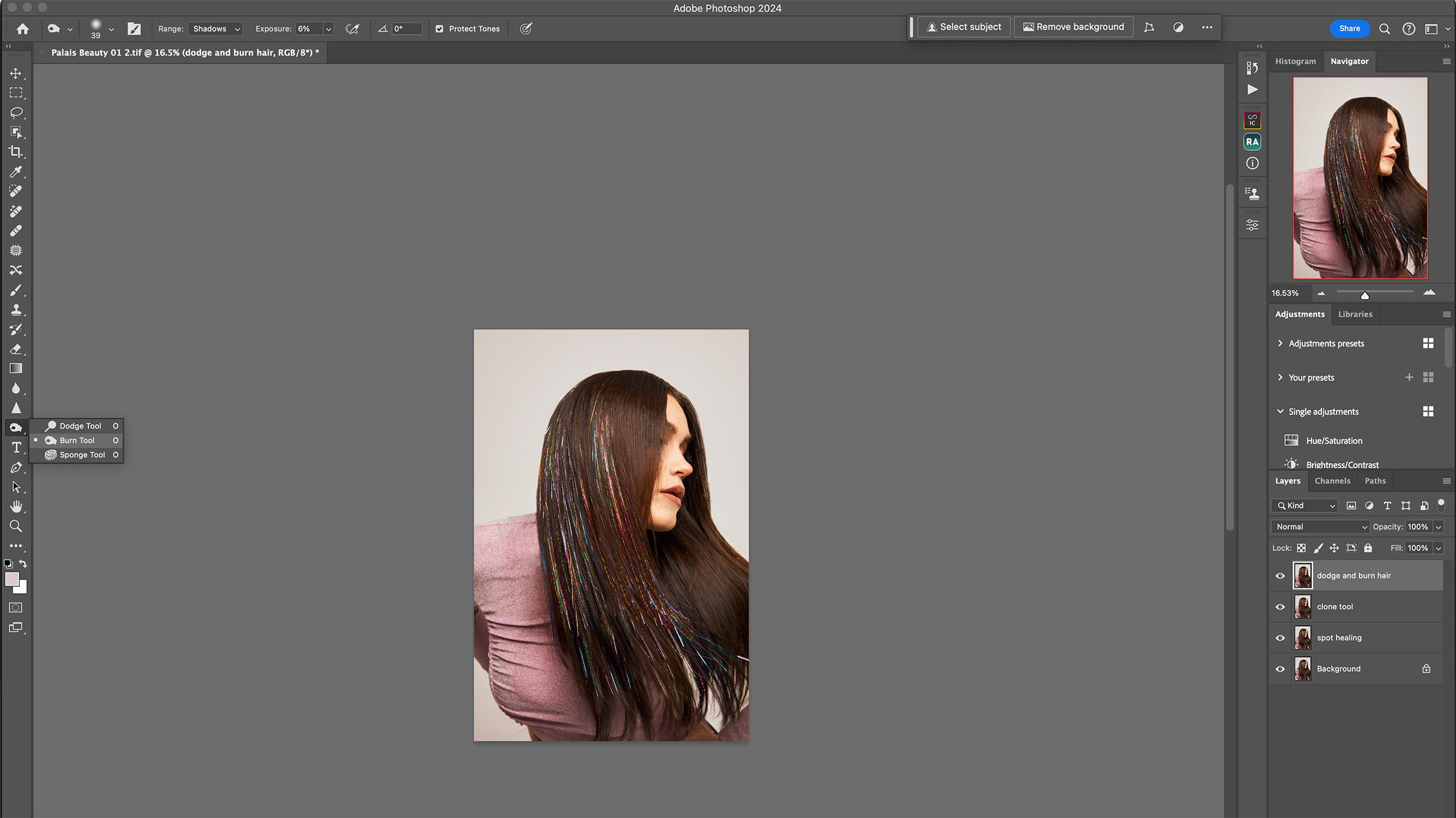 Portrait retouching workshop II: Retouch hair like a pro