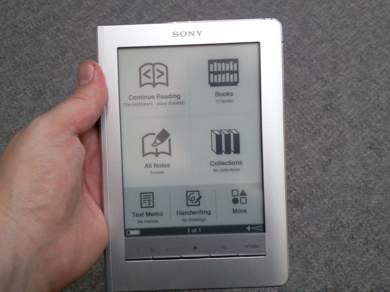 Sony Reader Touch - but does it have healthy competition?