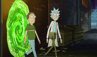 Jerry and Rick Rick and Morty Adult Swim