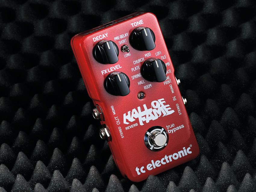 TC Electronic's TonePrint facility enables a range of sounds to be loaded into the Hall Of Fame.