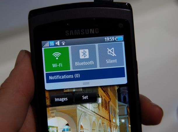 Sasmsung Wave - Notifications