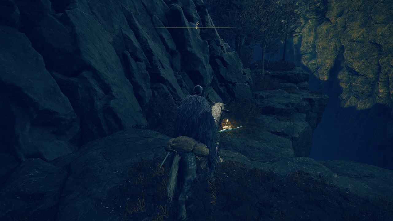 Elden Ring: Shadow of the Erdtree gameplay showing off the stats and location of Rakshasa's Great Katana, the best Great Katana in the DLC