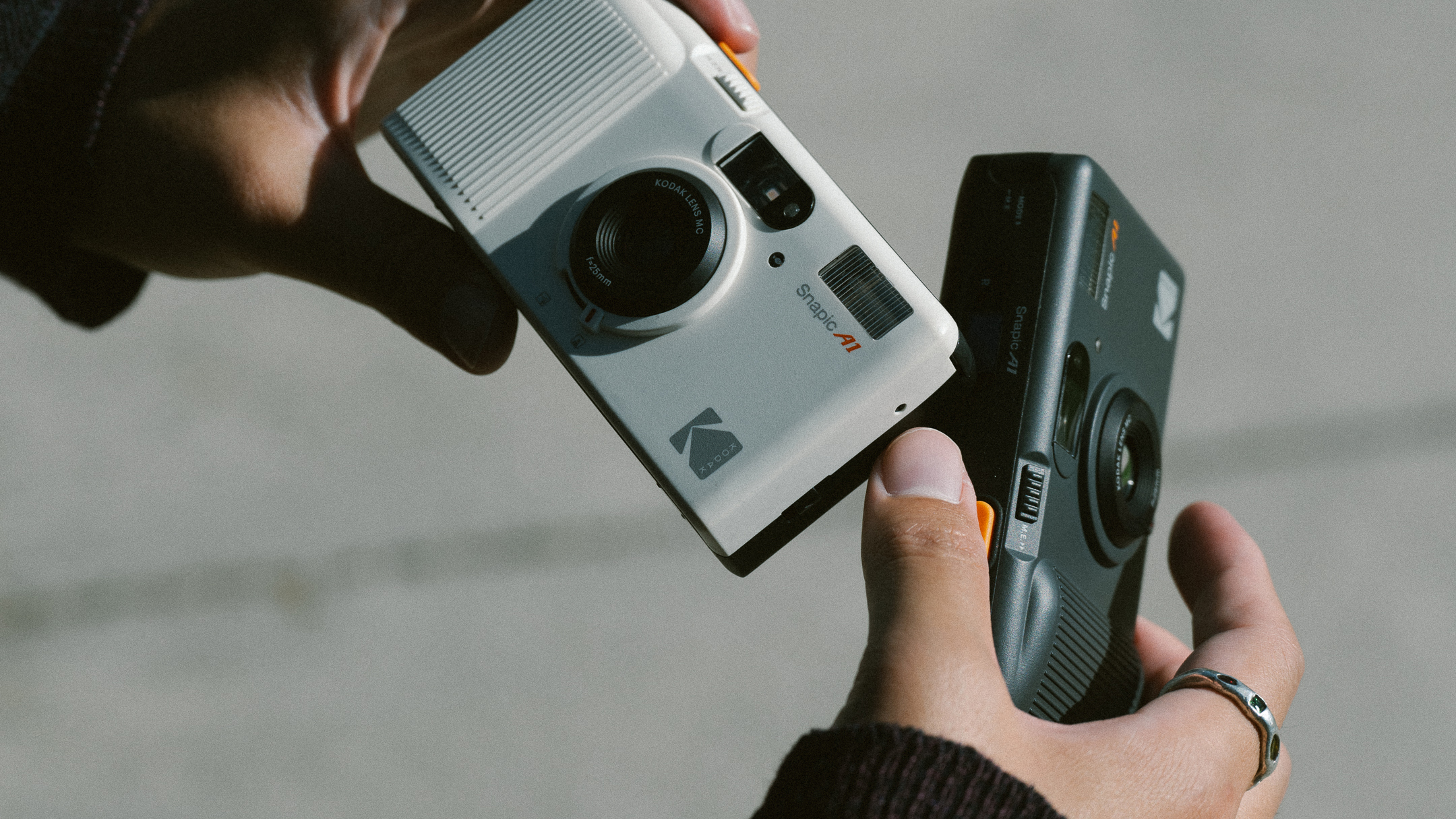 The Kodak Snapic A1 used by a photographer