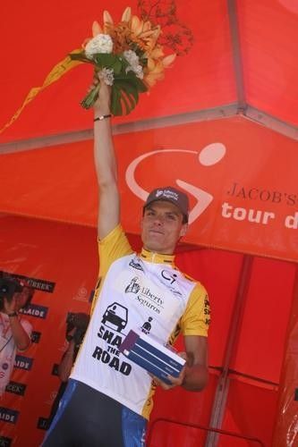 Luis Leon Sanchez Gil (Liberty Seguros) in the Young Riders jersey