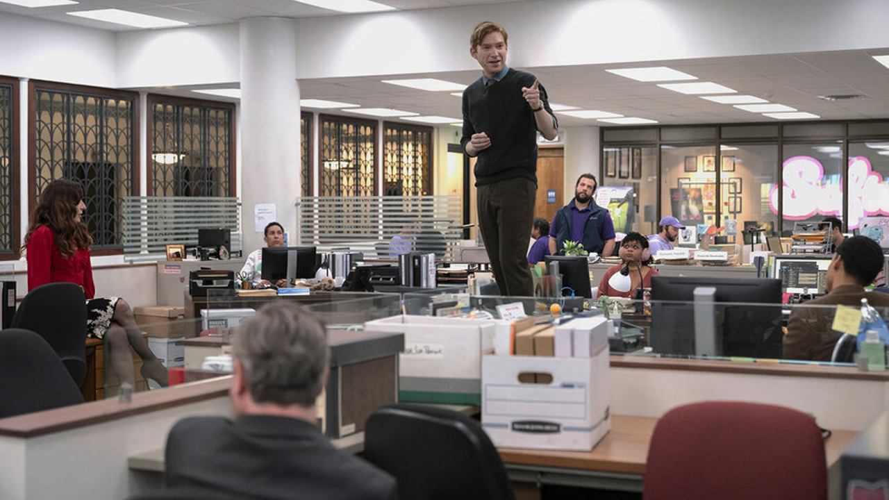 Domhnall Gleeson in The Paper