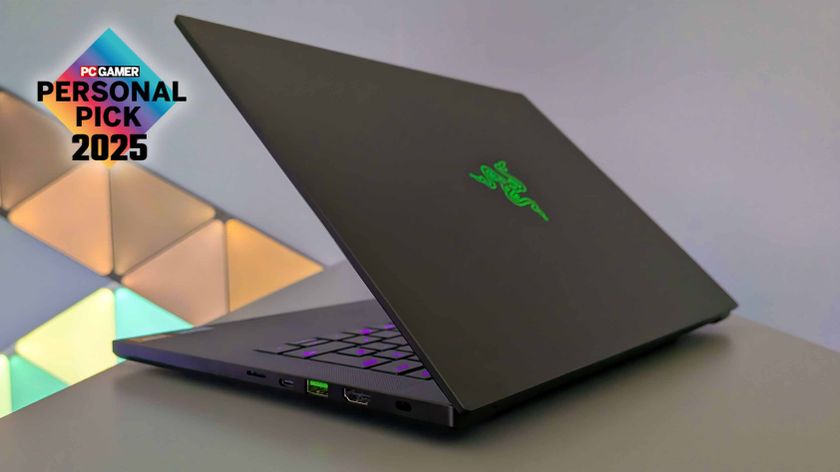 Razer Blade 14 gaming laptop with a personal pick 2025 badge overlaid on the image