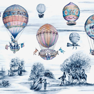 Balloon mural wallpaper