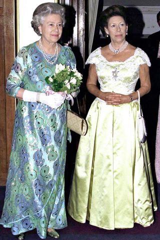 Princess Margaret with the Queen