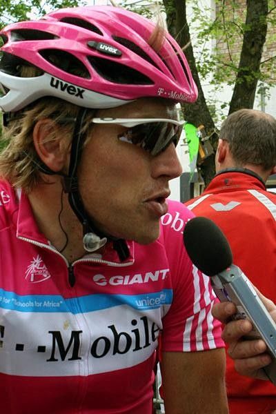 Axel Merckx (T-Mobile) after his last Fl&egrave;che Wallonne.