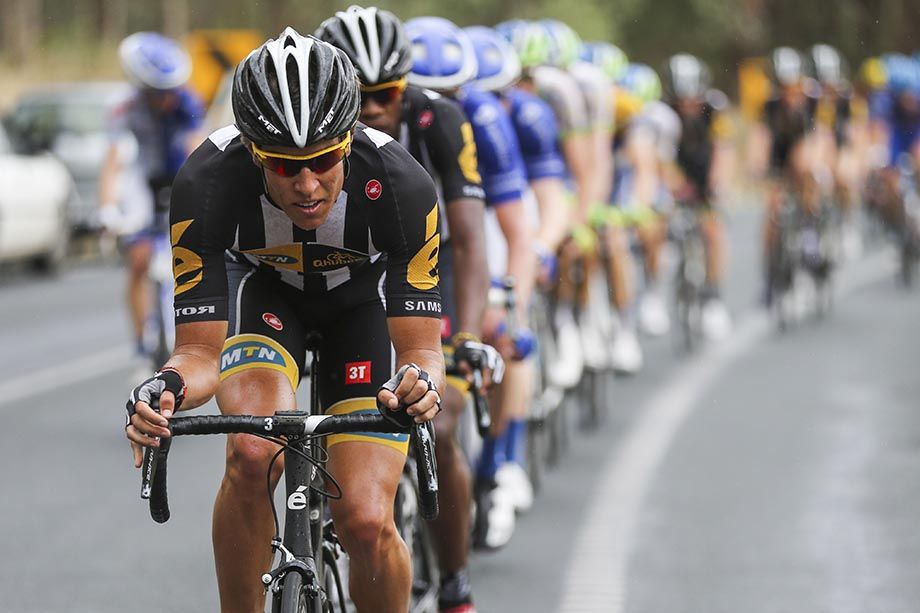 Nicholas Dougall leading the chase