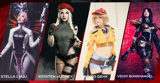 Meet these epic cosplayers: Stella Chuu, Kristen Hughey, Byndo Gehk and Vicky Bunnyangel