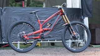 Aaron Gwin's new YT Tues CF is not a well known bike – but this is certainly the fastest up and coming brand in gravity mountain biking right now