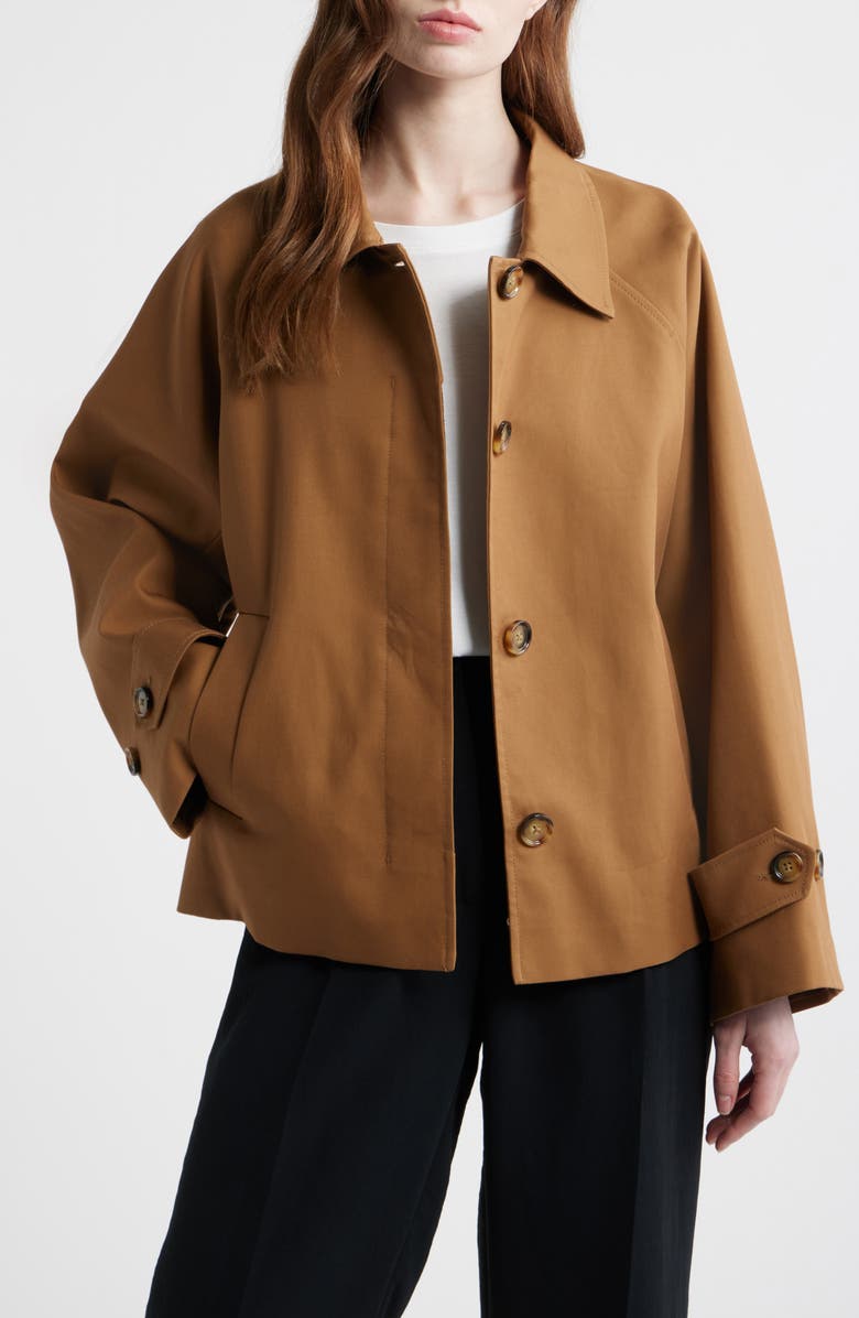 Cuba Oversize Short Cotton Trench Coat