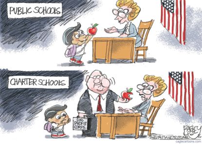 Editorial Cartoon U.S. Charter Schools