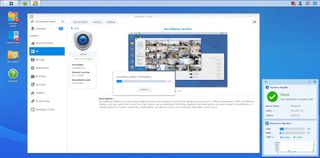 Surveillance Station (and all sorts of other handy apps) are downloaded and installed through the Synology Package Center.