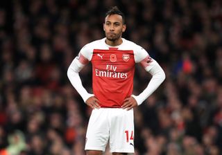 Pierre-Emerick Aubameyang has been stripped of the Arsenal captaincy (Mike Egerton/PA)