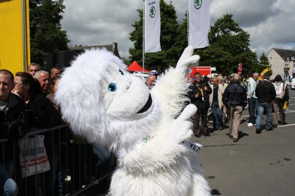 One of the Tour's most popular mascots