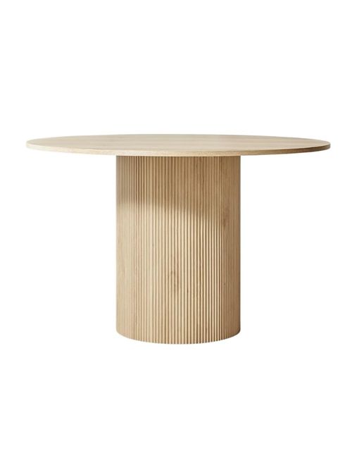 Dining Table - Penrose OaK Round Wooden Pedestal Dining Table&nbsp;