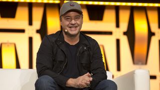 Vince Zampella giving a presentation at Star Wars Celebration