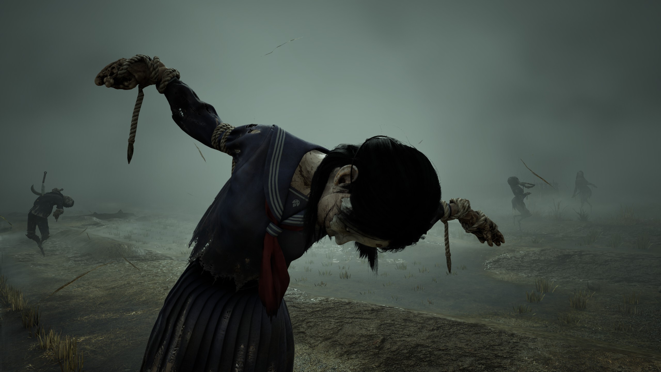 Silent Hill f scarecrows 