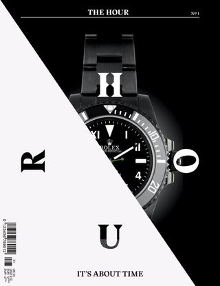 Bibliotheque's cover for The Hour magazine, 'It's About Time'