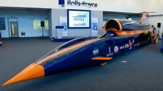The steering wheel for the Bloodhound supersonic car has been 3D printed by Renishaw