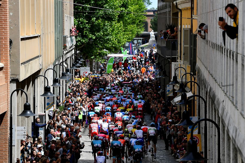 The stage 10 start in Ravenna, Italy