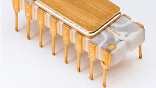 Intel's first microprocessor, the 4004, had 2,300 transistors. And looked like a bug