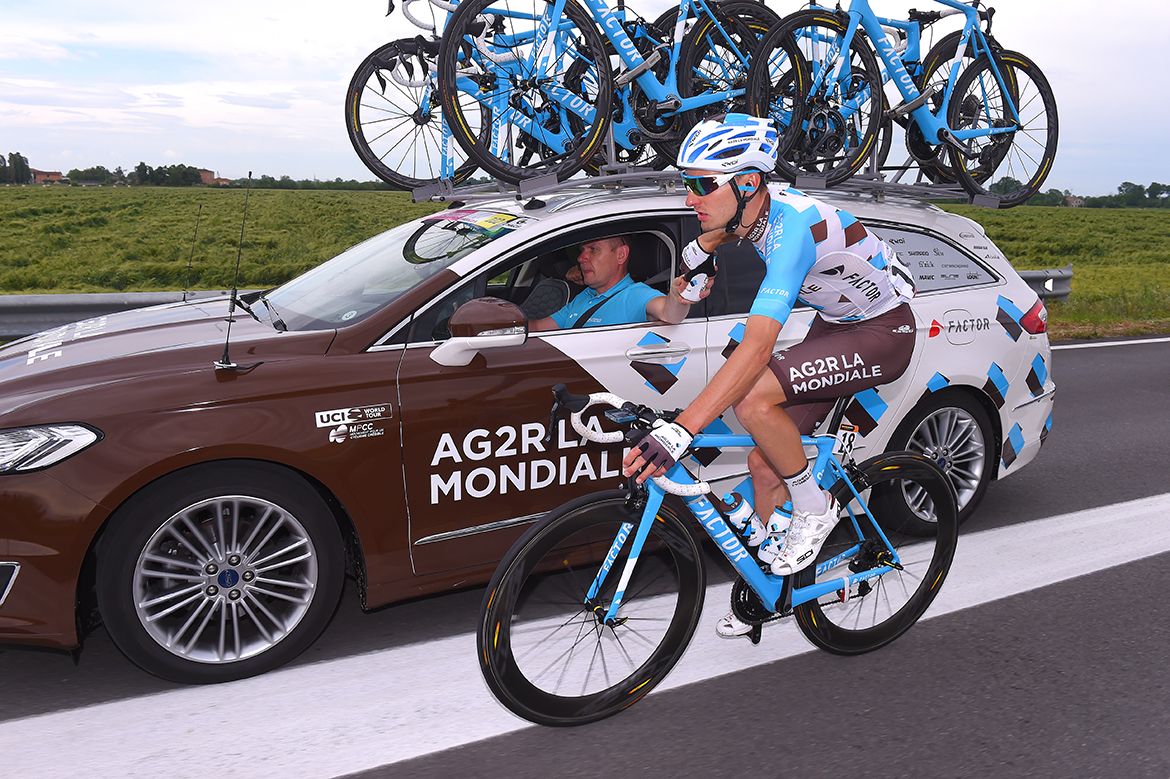 Quentin Juaregui at the Giro d'Italia