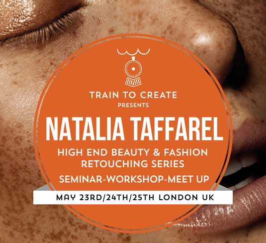 Natalia Taffarel runs retouching workshops around the world