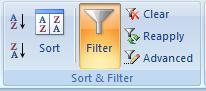 Excel Tutorial 1 - Applying a filter to your data