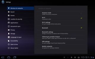 android 3.0 settings