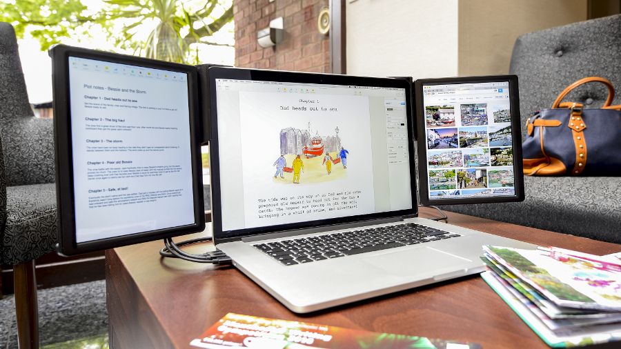 This bolt-on monitor gives your MacBook up to two more ...