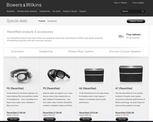 Bowers and sale wilkins recertified